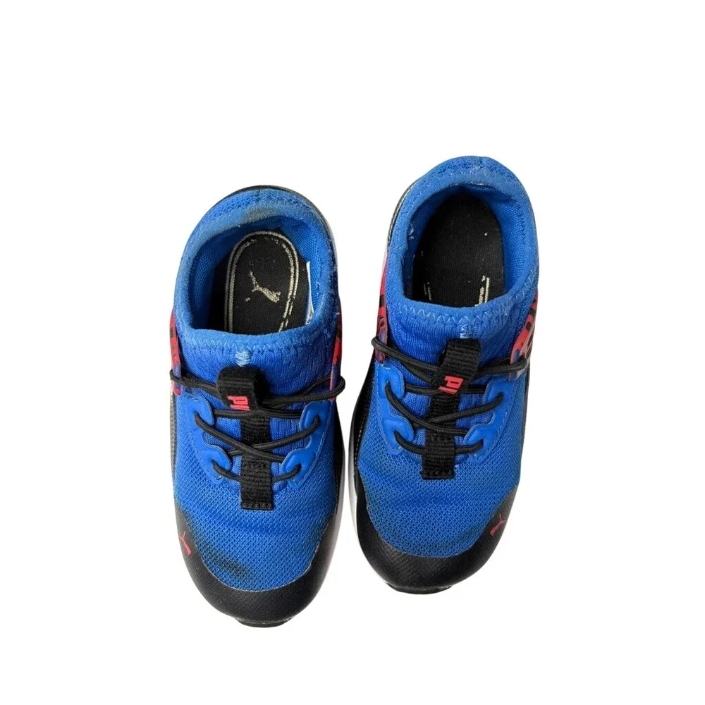 Puma Pacer Future Splatter Mesh Low Top Sneakers Toddler 10C‎ Blue Casual Boys